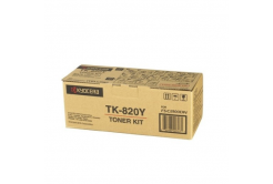 Kyocera Mita TK-820Y sárga (yellow) eredeti toner