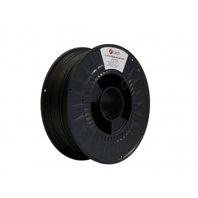 C-Tech 3DF-P-PETG1.75-CRB 3D filament, PREMIUM LINE, PETG, 1,75mm, 1000g, Koromfekete (Carbon)