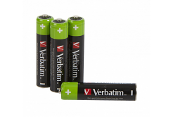 VERBATIM Nabíjecí baterie AAA Premium 4-Pack 950mAh HR03