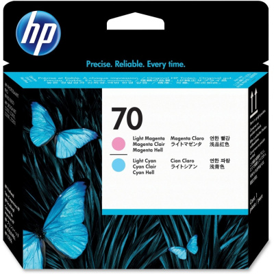 HP 70, C9405A világos cián/világos bíborvörös (light cyan/light magenta) eredeti nyomtató fej