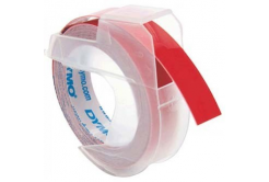 Dymo S0898150 520102, 9mm x 3m, fehér nyomtatás / piros alapon, eredeti szalag