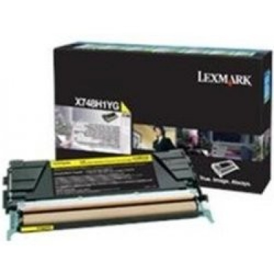Lexmark X748H1YG sárga (yellow) eredeti toner