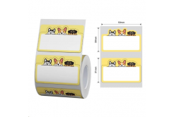 Niimbot A2A78948803, 50x30mm, 220db, Kutyák, színes önragasztó címkék