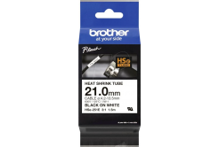 Brother HSe-251E Pro Tape, 21 mm x 1.5 m, fekete nyomtatás / fehér alapon , eredeti szalag