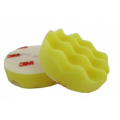 3M Perfect-It™ hab polírozó korong, sárga, 75 mm átmérőjű (50536)