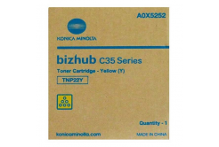 Konica Minolta TNP-22Y sárga (yellow) eredeti toner