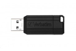 VERBATIM Flash Disk 16GB Store 'n' Go PinStripe, fekete