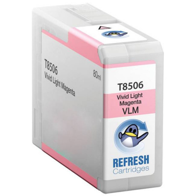 Epson T8506VLM világos bíborvörös (light magenta) kompatibilis tintapatron