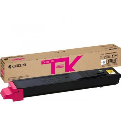 Kyocera TK-8115M 1T02P3BNL0 bíborvörös (magenta) eredeti toner