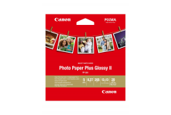Canon Photo Paper Plus Glossy II 2311B060, 265 g/m2, 5x5", 13x13cm, 20db, fényes, fehér, fotópapír