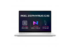 ASUS ROG Zephyrus G16/GU606AW-TB010WZ/U9-386H/16"/2560x1600/32GB/1TB/RTX 5080/W11H/Fehér/2R