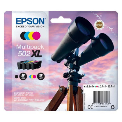 Epson 502XL T02W640 CMYK multipack eredeti tintapatron
