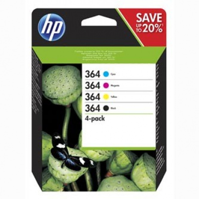 HP eredeti tintapatron blistr, N9J73AE#301, No.364 Combo pack, CMYK, HP Combo-pack,B8550,C5380,D5460