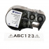 Brady M4C-750-595-CL-BK / 170825, 19.05 mm x 6.10 m, vinil, fekete nyomtatás / átlátszó alapon