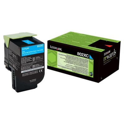Lexmark 80C2XC0 cián (cyan) eredeti toner