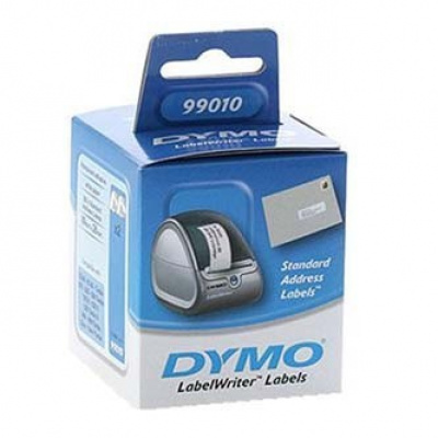 Dymo 99010, S0722370, 28mm x 89mm, fehér, papír címkék