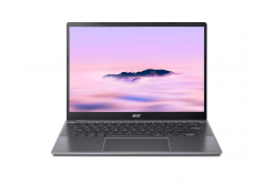 Acer Chromebook Plus 514 CB514-5H-31PH NX.J5XEC.001 Notebook, 3-100U, 14", WUXGA, 8GB, 256GB SSD, UHD, Chrome, Gray, 2R, Cseh billentyűzet