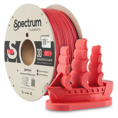 Spectrum 80899 3D filament, pastello PLA, 1,75mm, 1000g, Piros (Holland red)