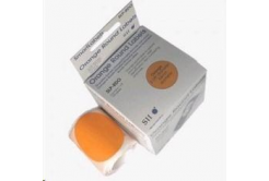 Seiko címcímkék kör alakú - narancssárga 57mm, 120db/tekercsek