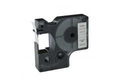 Dymo 40913, S0720680 / 41913, 9mm x 7m fekete nyomtatás / fehér alapon, kompatibilis szalag 