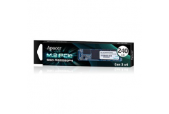 Belső lemez SSD Apacer M.2 PCIe, belső M.2 PCIe, 240GB, AS2280P4, AP240GAS2280P4-1, 1800 MB/s-R, 1100 MB/s-W