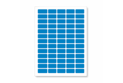 Öntapadó címkék 38 x 21,2 mm, 65 címkék, A4, 20 ív, kék