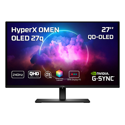 HP CH0R2E9#ABB HyperX OMEN/27q/27,6"/QD-OLED/QHD/240Hz/0,03ms/Fekete/3R