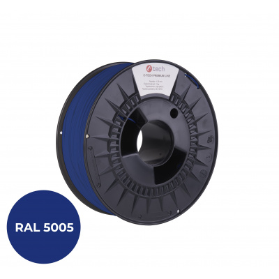 C-Tech 3DF-P-PETG1.75-5005 3D filament, PREMIUM LINE, PETG, RAL5005, 1,75mm, 1000g, Jelzőkék (Signal blue)