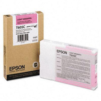 Epson T605C világos bíborvörös (light magenta) eredeti tintapatron