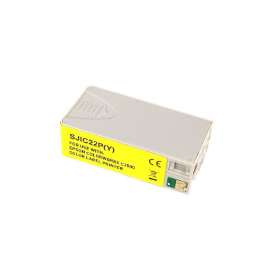 Epson S020604, SJIC22P(Y) sárga (yellow) utángyártott tintapatron