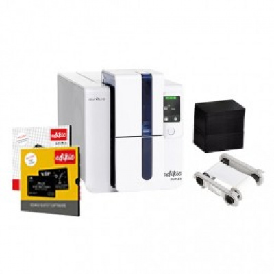 Evolis Edikio ED1H0000CD-BS003, kártyonyomtató, DUPLEX Price Tag solution, dual sided, 12 dots/mm (300 dpi), USB, Ethernet
