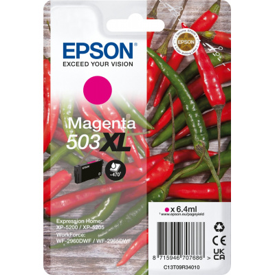 Epson 503XL T09R340 C13T09R34010 bíborvörös (magenta) eredeti tintapatron