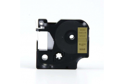 Dymo 53723, 24mm x 7m fekete nyomtatás / arany alapon, kompatibilis szalag 