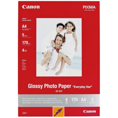 Canon Photo Paper Matte 7981A042, 170 g/m2, A4, 5db, matt, tintasugaras, fehér, fotópapír