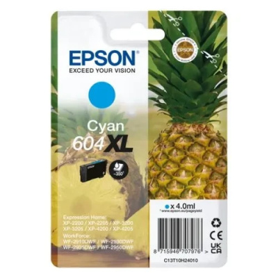 Epson 604XL T10H240 C13T10H24010 Cián (cyan) eredeti tintapatron