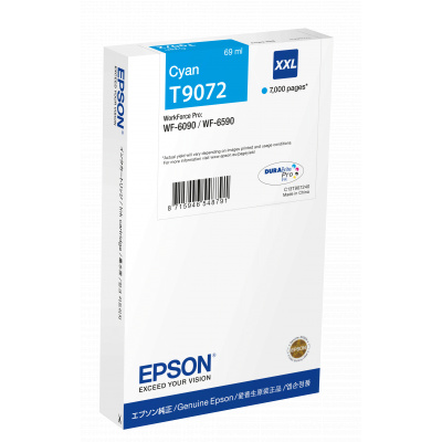 Epson T9082 XL C13T90824N cián (cyan) eredeti tintapatron