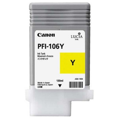 Canon PFI-106Y, 6624B001 sárga (yellow) eredeti tintapatron