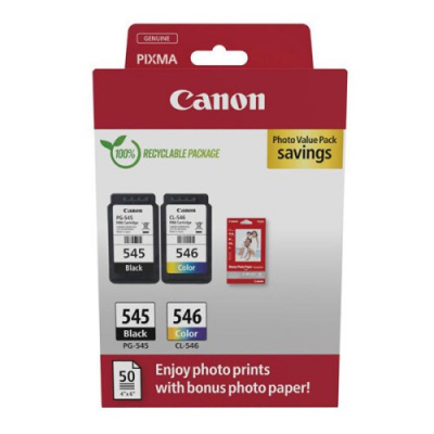 Canon PG-545 + CL-546 8287B008 színes (CMYK) multipack eredeti patronok