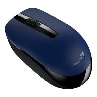 Genius Egér NX-7007 31030026405, 1200DPI, 2.4 [GHz], optikai, 3 gomb, vezetéknélküli USB, fekete-kék, AA