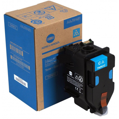 Konica Minolta TNP-81C AAJW451 cián (cyan) eredeti toner