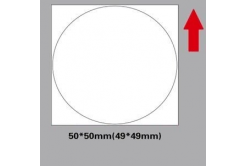 Niimbot címkék R A2A68351901, 50x50mm 150db Round a B21 esetében
