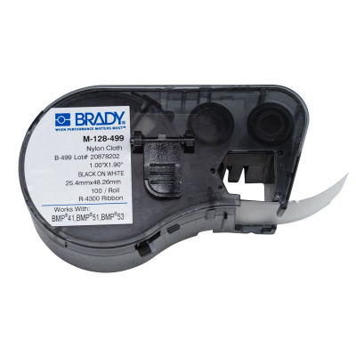 Brady M-128-499 / 131600, címkék 25.40 mm x 48.26 mm