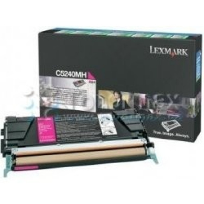 Lexmark C524RMH bíborvörös (magenta) eredeti toner