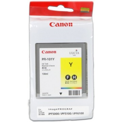 Canon PFI-101Y sárga (yellow) eredeti tintapatron