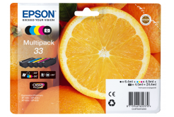 Epson eredeti tintapatron C13T33374011, T33, CMYK, 6,4/4x4,5ml, Epson Expression Home a Premium XP-530,630,635,830