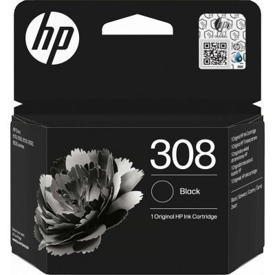HP 308 7FP21UE fekete (black) eredeti tintapatron