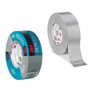 3M 3939 Duct Tape, ezüst textilszalag, 48 mm x 54,8 m