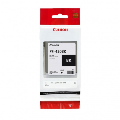 Canon eredeti tintapatron PFI120BK, black, 130ml, 2885C001, Canon TM-200, 205, 300, 305