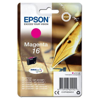 Epson 16 C13T16234012 bíborvörös (magenta) eredeti tintapatron