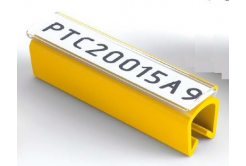 Partex PTC10030A4, sárga, 200db, (2,4-3,0mm), PTC csíptethető hüvely címkékhez